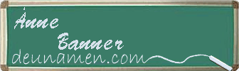 Änne Banner Visitenkarte